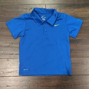 Nike Dri Fit button up collar shirt